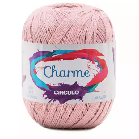 Linha Charme Circulo 396mts Cor-3227- Rosa Antigo