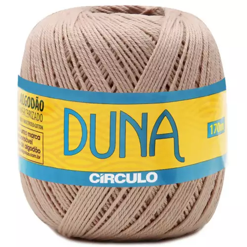 Fio Duna Circulo 100g Cor 7650- Amêndoa