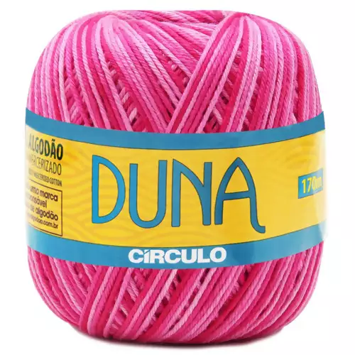 Fio Duna Circulo 100g Cor 9427-Flor Mescla Pink