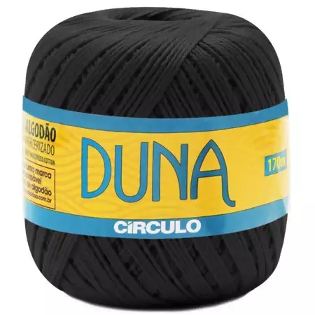 Fio Duna Circulo 100g Cor 8990-Preto