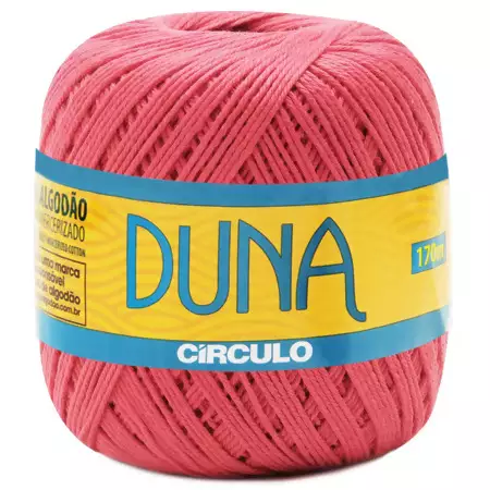 Fio Duna Circulo 100g Cor 3696- Tropical Vermelho