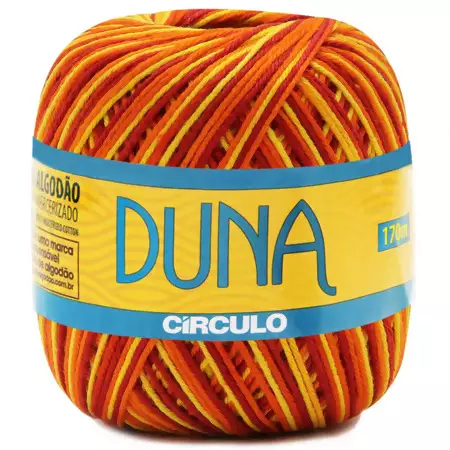 Fio Duna Circulo 100g Cor 9165- Hibisco Amarelo