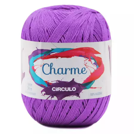 Linha Charme Circulo 396mts Cor- 6567- Roxo Cítrico