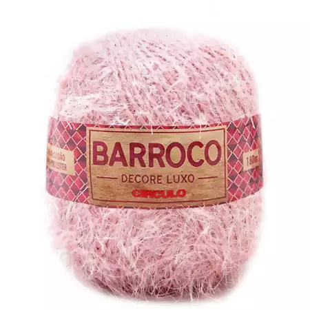 Barbante Barroco Decore Luxo 180mts 280g Cor- 3526- Rosa