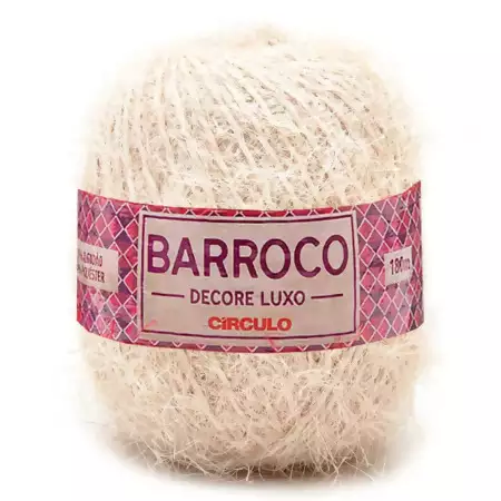 Barbante Barroco Decore Luxo 180mts 280g Cor-119- Pérola