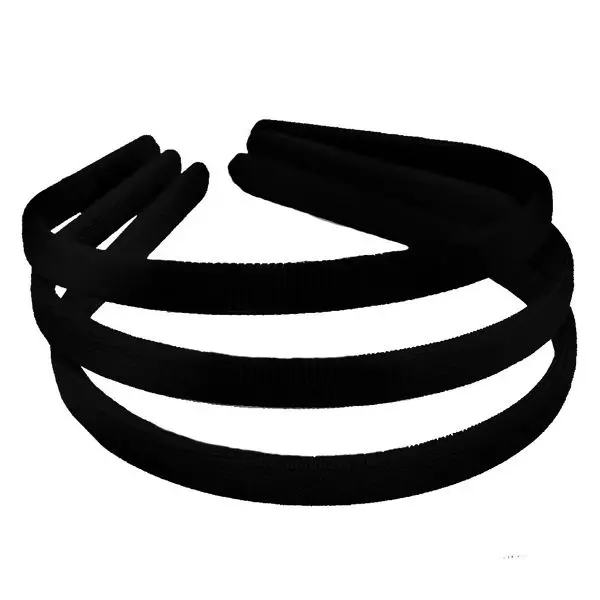 Tiara Encapada-10mm Cor-Preto-Com 12 unidades