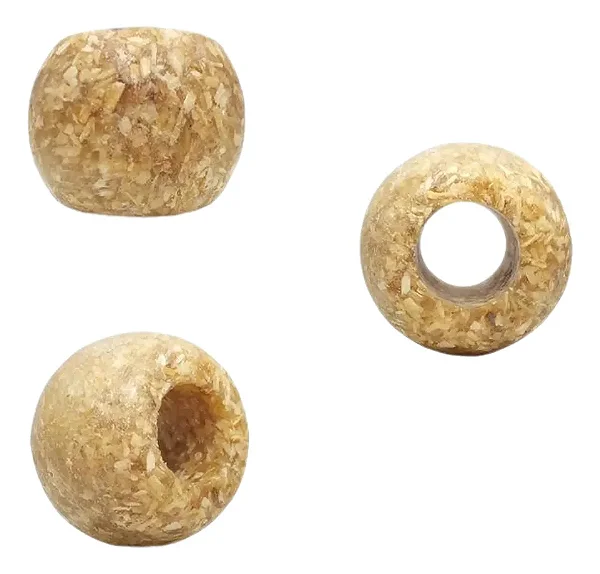 Ponteira Bolinha Cor 38-Madeira 14mm C/100 Ref 7387