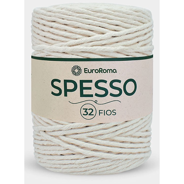 Barbante EuroRoma Spesso 32 fios 1kg Cor 100- Cru