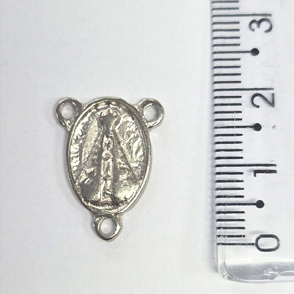 Entremeio para Terço Dupla Face Cor Níquel Ref 2948