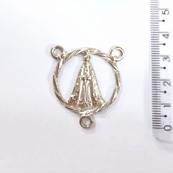 Entremeio para Terço Cor Níquel Ref 2949