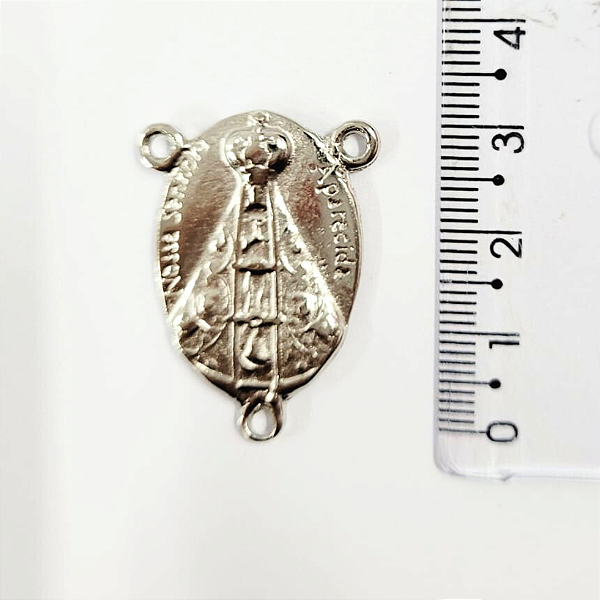 Entremeio para Terço Dupla Face Cor Níquel Ref 2951