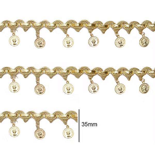 Galão Ref. 55 35mm Ouro 20m