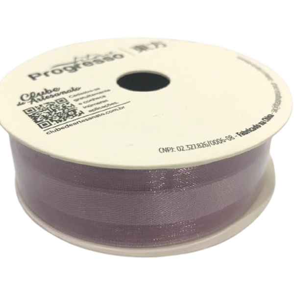 Fita de Voal VCE 005 Progresso 22mm Cor 344- Rosé