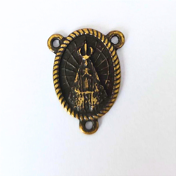 Entremeio para Terço Cor Ouro Velho Ref 2977