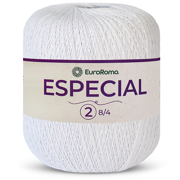 Barbante EuroRoma Especial n°2 200- Branco 1700m