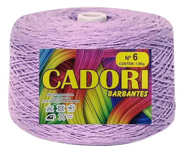 Barbante Cadori N°6 1,8kg Cor-819-Lilás