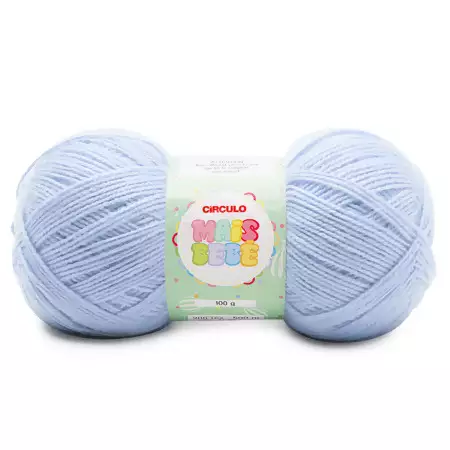 Fio Mais Bebê Círculo 100g Cor 637- Hortência Azul