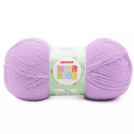 Fio Mais Bebê Círculo 100g Cor 6140- Alfazema Lilás