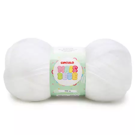 Fio Mais Bebê Círculo 100g Cor 10- Branca