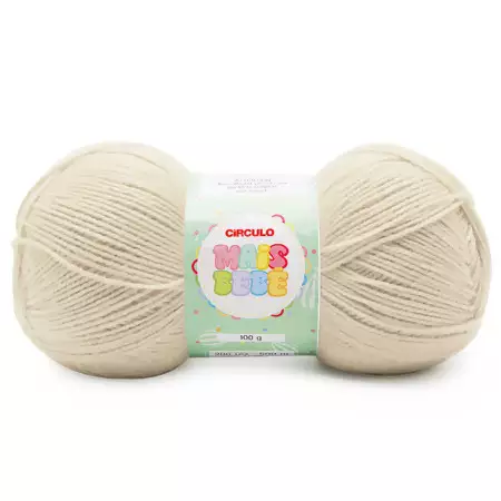 Fio Mais Bebê Círculo 100g Cor 8176- Off-White