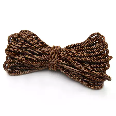 Cordão São Francisco Ref.001/10 5mm com 10mts Cor 14 Marrom