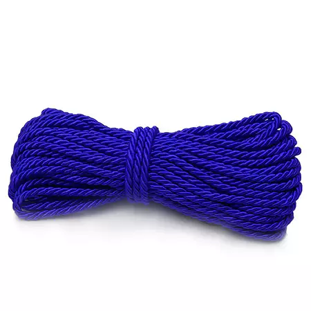 Cordão São Francisco Ref.001/10 5mm com 10mts Cor 04 Azul Royal