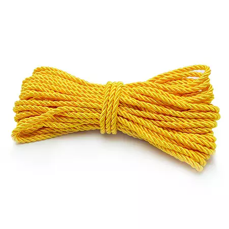 Cordão São Francisco Ref.001/10 5mm com 10mts Cor 08 Amarelo Ouro