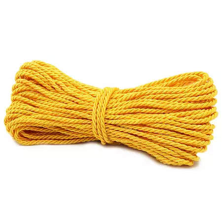 Cordão São Francisco Ref.001/06 3,5mm com 20mts Cor-08 Amarelo Ouro