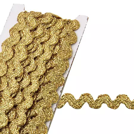 Sianinha Metalizada São José 5mm (Ref. 222/04) Cor 23 Ouro 10m