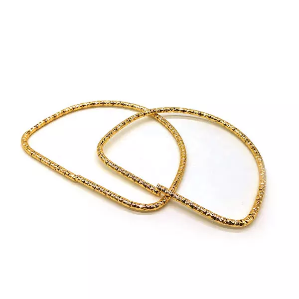 Alça de Bolsa Dourada 16x11,5cm 2 Unidades Ro.155036