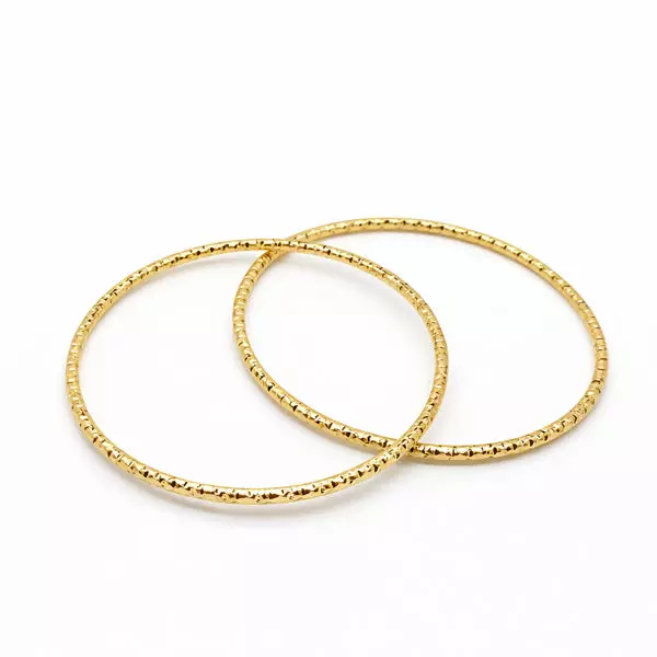 Alça de Bolsa Circular Dourado 12,5cm 2 unidades RO.155035