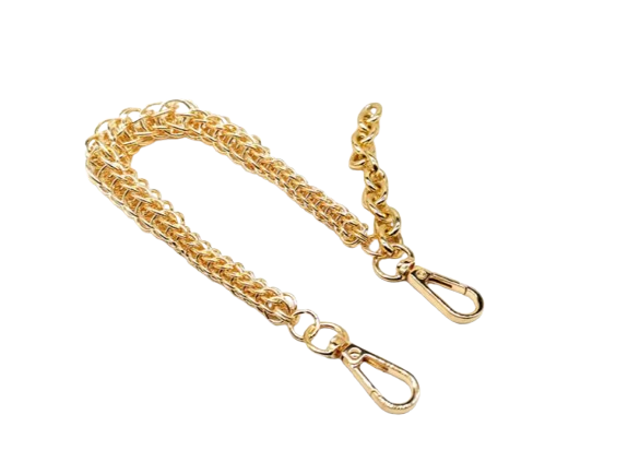 Alça de Bolsa Corrente Dourada 30cm RO.154463