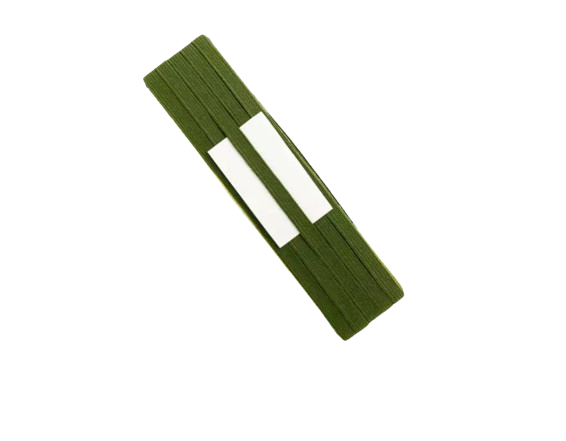 Elástico Colombe Color nº12 São José 7mm Cor 24-Verde Musgo 10mts