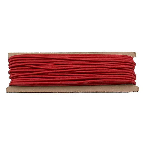 Elástico Colombe Roliço 15R São José 2,8mm Cor 03 -Vermelho 10m