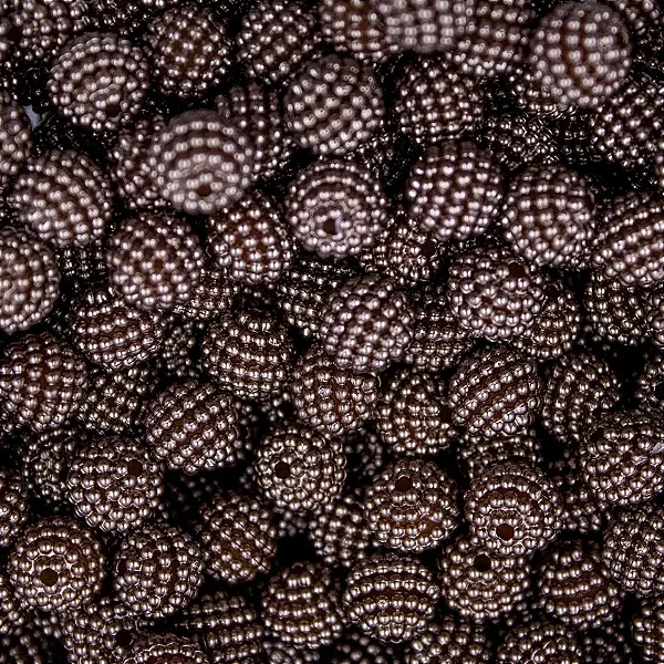 Perola Craquelada Passante 10mm Abs com 50g Cor 318- Azul Marinho