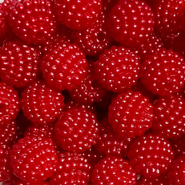 Perola Craquelada Passante 10mm Abs com 50g Cor 122-Vermelho