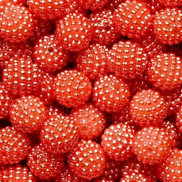 Perola Craquelada Passante 10mm Abs com 50g Cor 125-Salmão Escuro