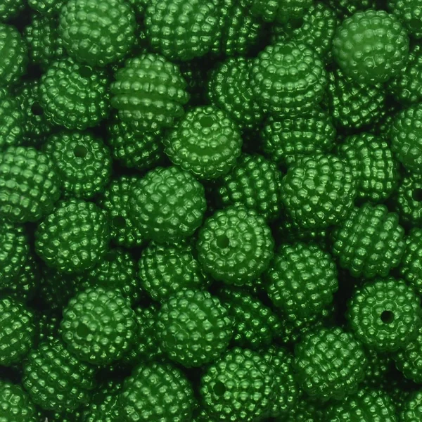 Perola Craquelada Passante 10mm Abs com 50g Cor 540-Verde Bandeira