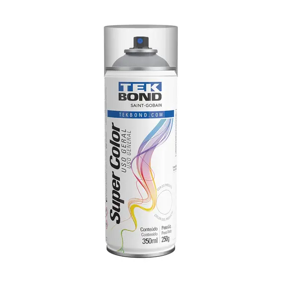 Verniz Brilhante Spray Tek Bond 350ml Uso Geral