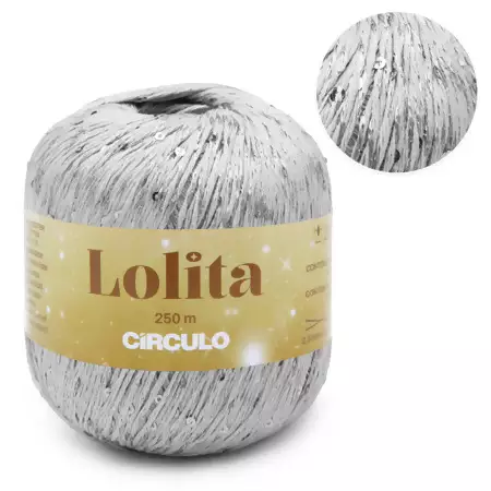 Fio Lolita Circulo 250m 100g Cor 8473- Alumínio