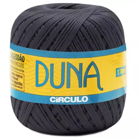 Fio Duna Circulo 100g 8323- Onix Grafite