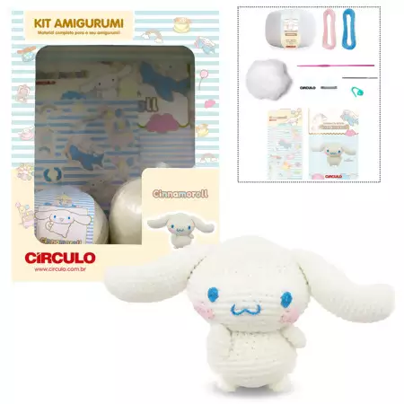 Kit Amigurumi Cor-04 Cinnamoroll Circulo