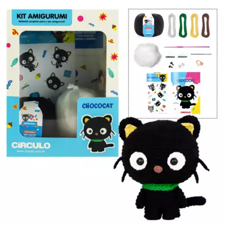 Kit Amigurumi Cor-3 Chococat