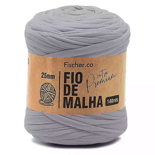 Fio De Malha Extra Premium Cor 39-Cinza Aluminio