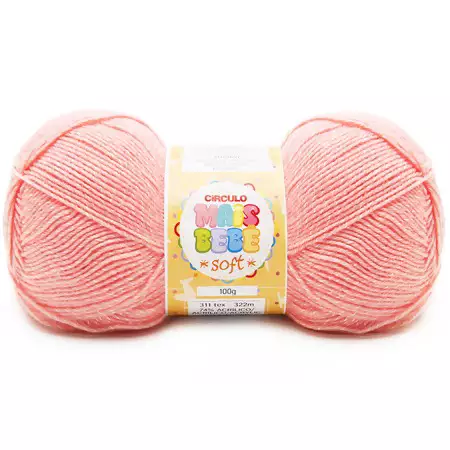 Fio Mais Bebê Círculo 100g Cor 0214-Blush