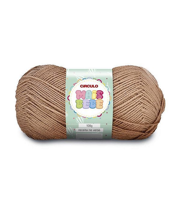 Fio Mais Bebê Círculo 100g Cor 7557-Amendoa