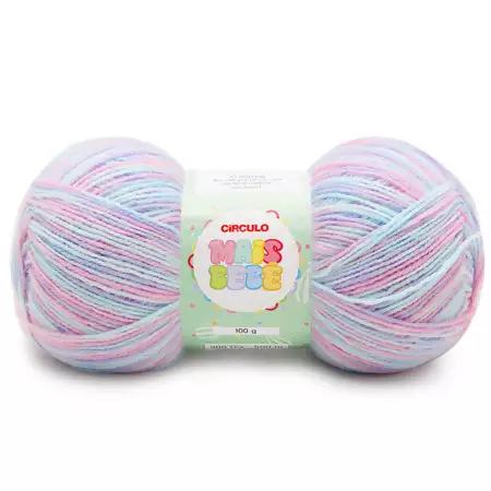 Fio Mais Bebê Círculo 100g Cor 9490-Carrossel