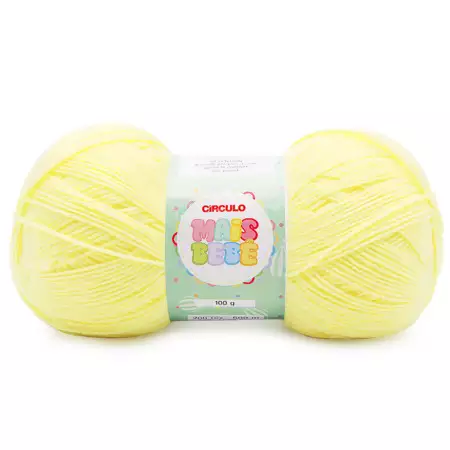 Fio Mais Bebê Círculo 100g Cor 0325- Amarelo Candy