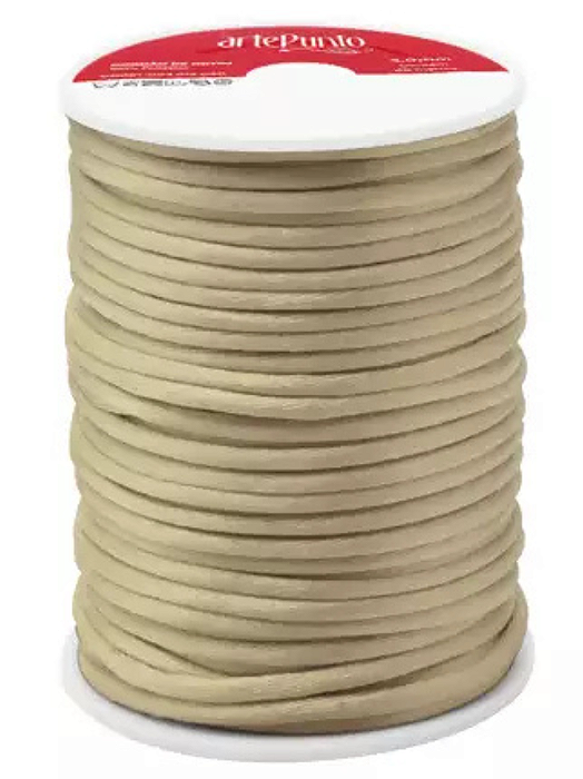 Cordão de Cetim Arte Punto 4mm 100m Champanhe