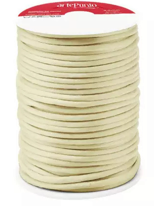 Cordão de Cetim Arte Punto 4mm 100m Cor 050 Marfim